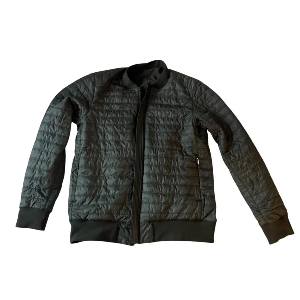 Lululemon Switch Over Bomber Jacket Dark Olive Mens Small